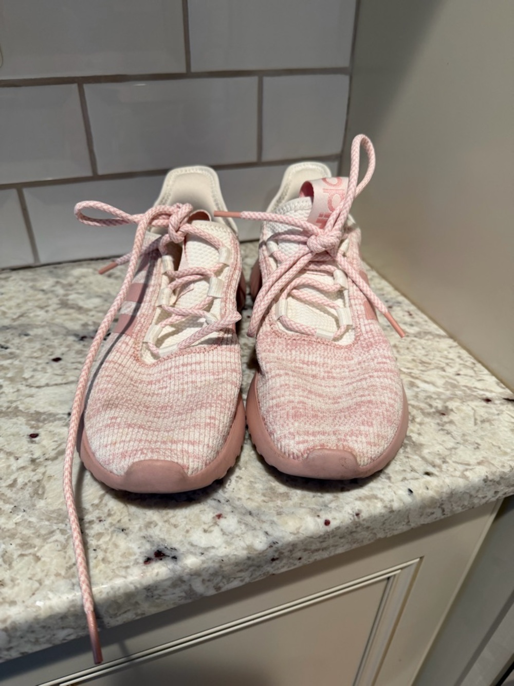 Adidas Cloudfoam Comfort Sneakers Women's Size 7 Pink Running Shoes